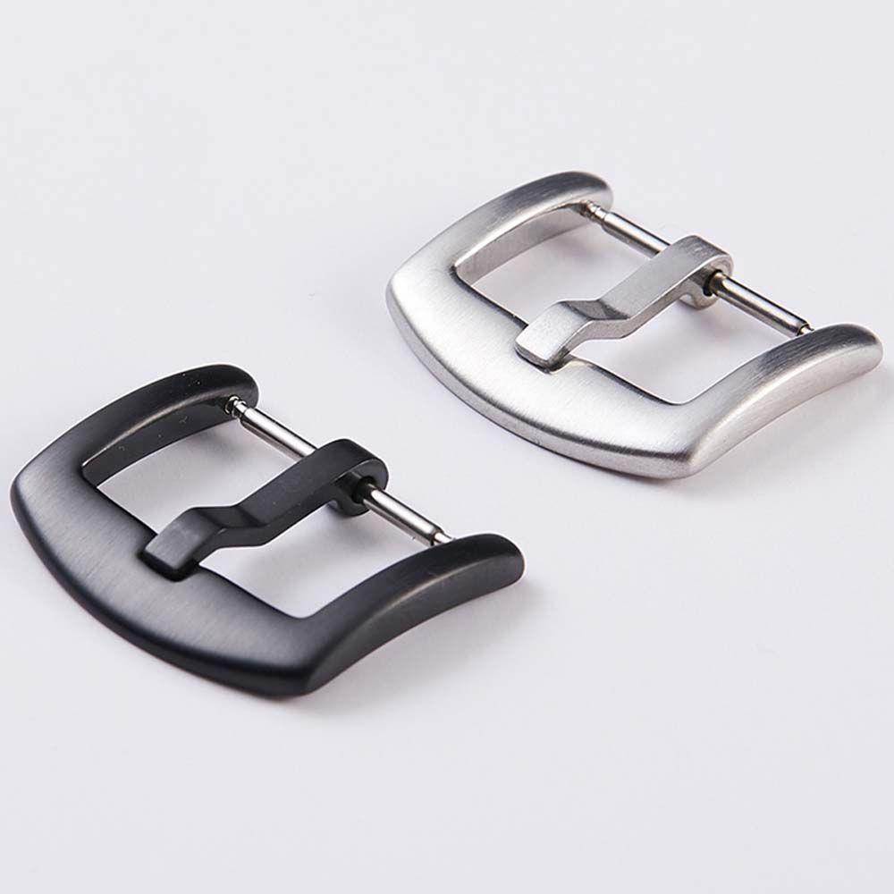 Dây Đeo Đồng Hồ Bằng Silicone Khóa Kim Loại Thép Không Gỉ 22mm 24mm Dành Cho Nam Và Nữ