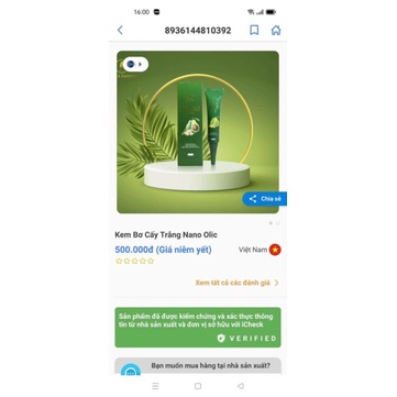 [CHÍNH HÃNG] KEM BƠ CẤY TRẮNG NANO OLIC (kèm thẻ bảo hành,...) | BigBuy360 - bigbuy360.vn
