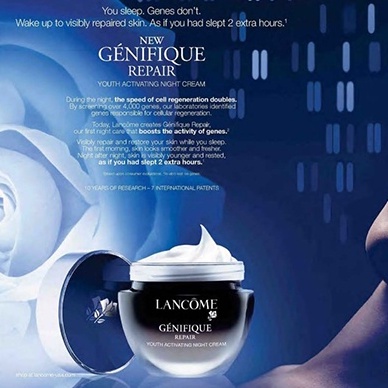 [Bill Pháp] Kem dưỡng đêm, dưỡng mắt Lancome Advanced Genifique nâng cơ, chống lão hóa da