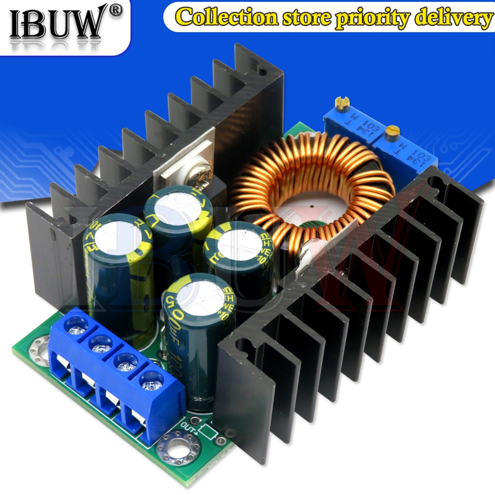 1 Mô Đun Giảm Áp 300W DC/CC DC/CC Điều Chỉnh Được 0.2- 9A 5-40V Xuống 1.2-35V Cho Arduino XL4016