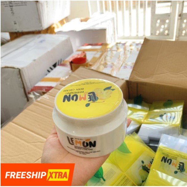 Kem Body Lemon Trắng Da Căng Bóng Mịn Màng Da