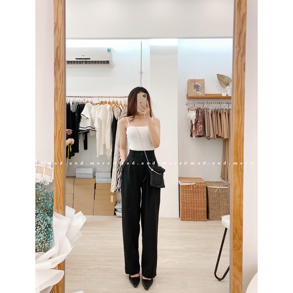 Quần culottes ver2 đen | BigBuy360 - bigbuy360.vn