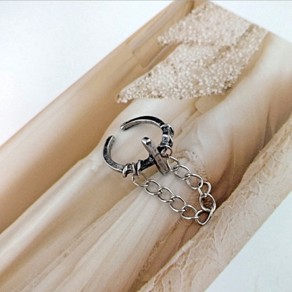 Nhẫn đeo tay phong cách retro cá tính thời trang Hàn Quốc cho cặp đôi