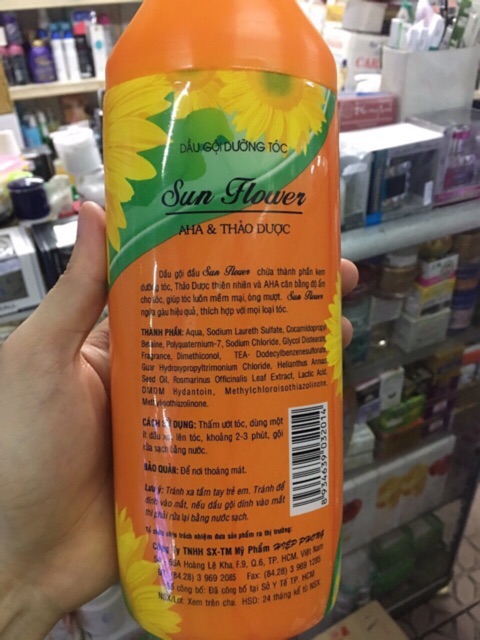 Dầu gội dưỡng tóc Sun Flower 550ml