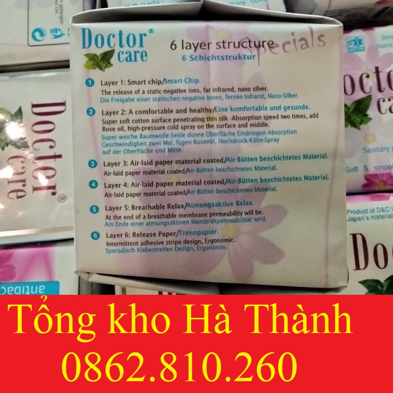 [Chính hãng] Băng Vệ Sinh Doctor Care Hàng Ngày (BVS siêu mỏng siêu thấm)