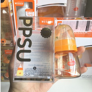BÌNH SỮA PPSU WESSER 60ML
