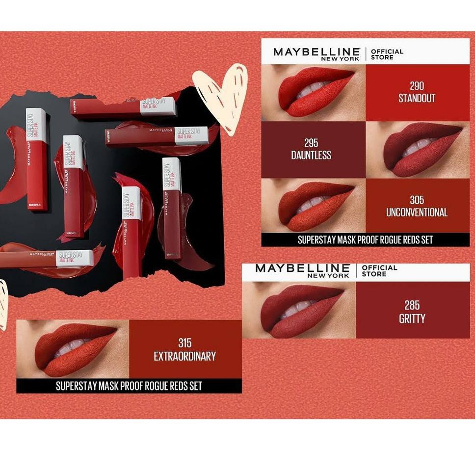 (Hàng Mới Về) Son Kem Maybelline Màu Cà Phê / Lễ Tình Nhân | BigBuy360 - bigbuy360.vn
