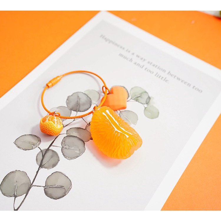 Móc Khóa Hình Trái Cây Thời Trang Xinh Xắn