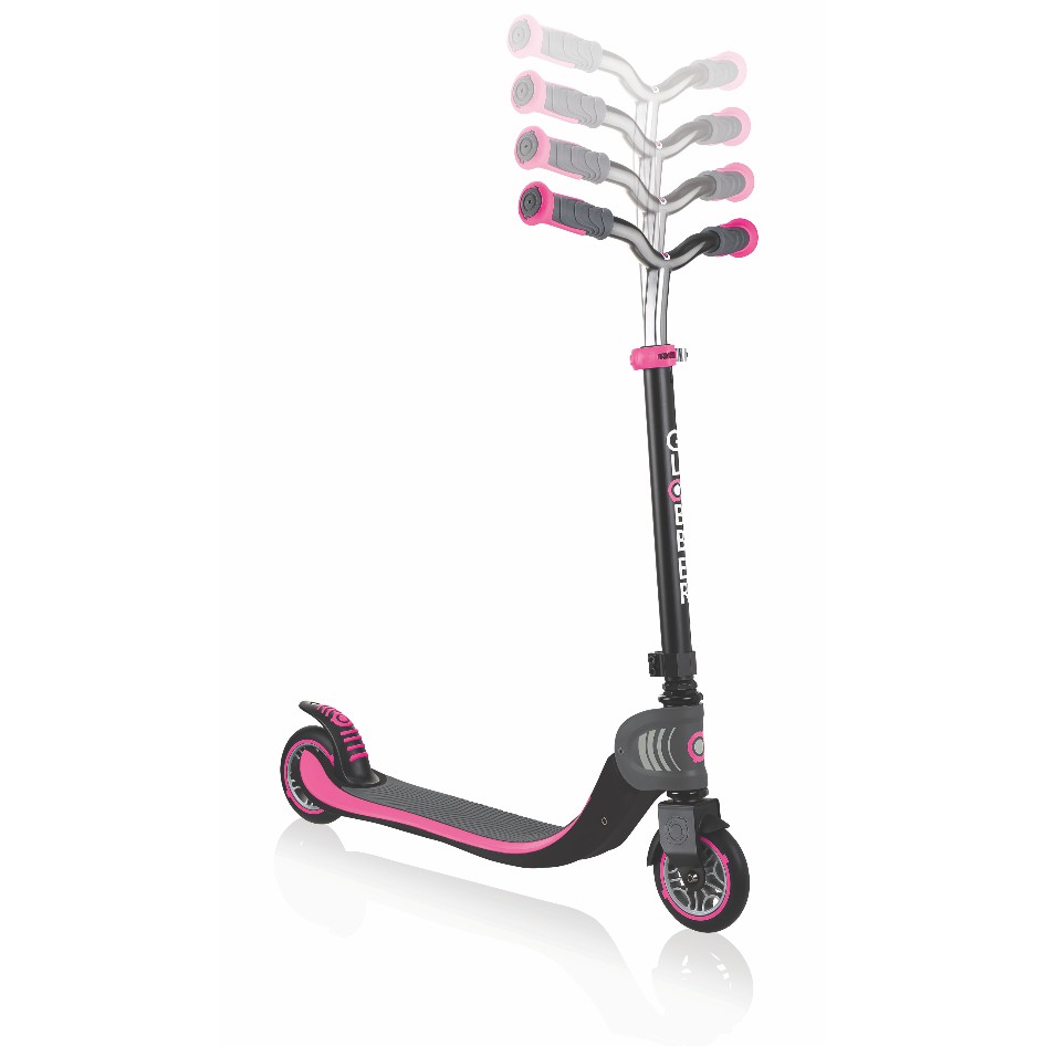 [Mã LT150 giảm 150k đơn 699k] Xe trượt scooter Globber Flow Foldable 125 - Đen/Hồng