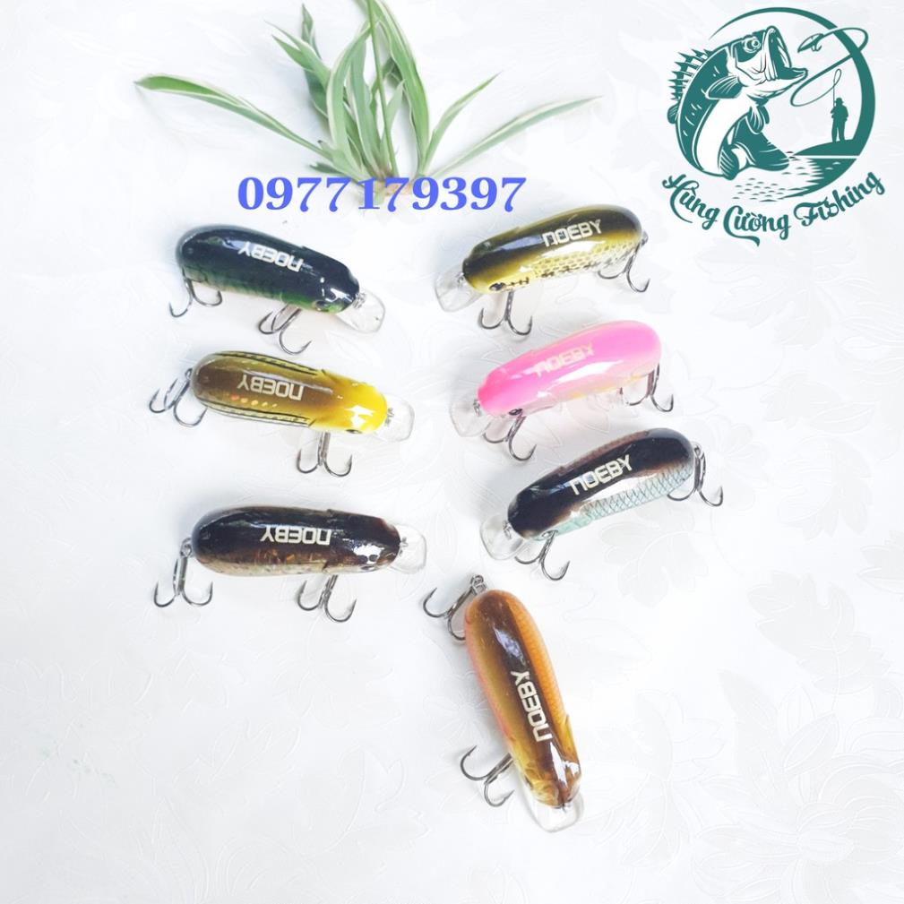 MỒI CC50 Chính Hãng NOEBY LURE NBL 9111 CÁ VƯỢC 55MM - 10.5G &gt;0-0.1.2M TẦNG LỬNG  Cam Kết Chính Hãng  Mồi  Câu Cá