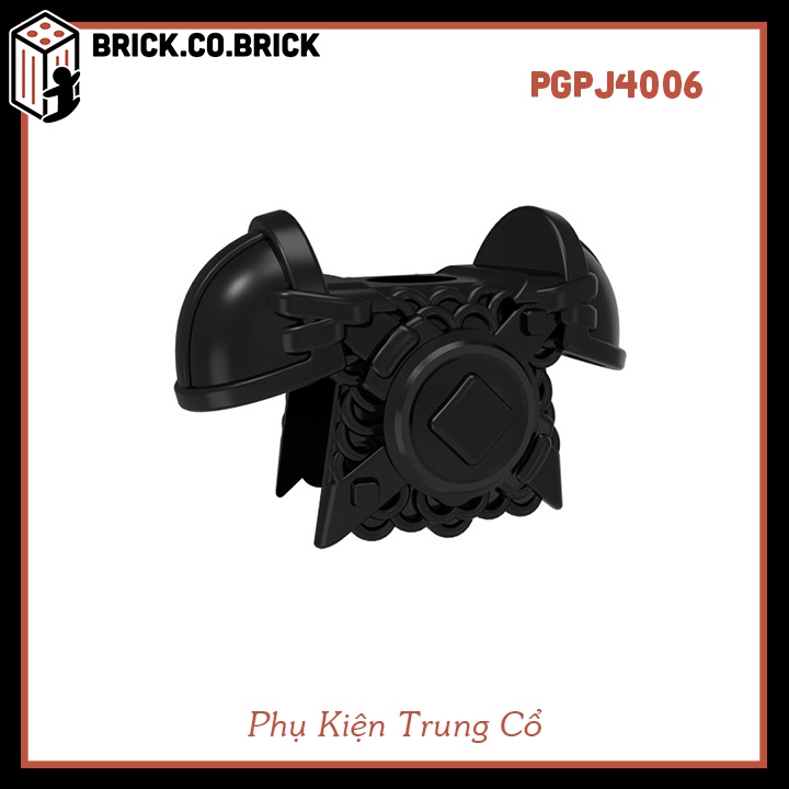 Phụ Kiện MOC Giáp Trung Cổ Đồ Chơi Lắp Ráp Mô Hình Nhân Vật Minifigure PGPJ4001-PGPJ4006