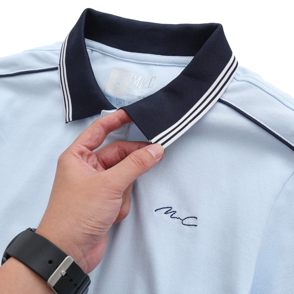 Áo thun Polo nam cổ bẻ MRC 2106023 chất liệu cotton cao cấp, dày dặn, chuẩn form - MENFIT