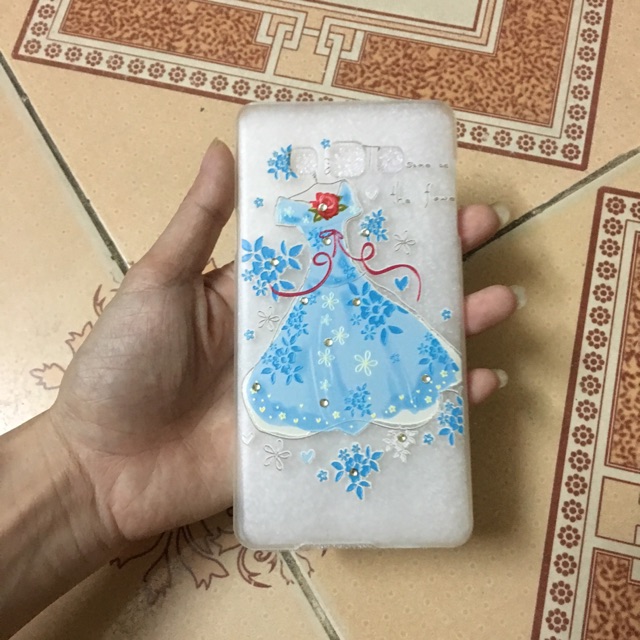 Ốp Sam sung A7(2015) Đính đá cô Dâu