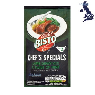 Gia Vị Tẩm Ướp Thịt Cừu Kết Hợp Một Chút Lá Bạc Hà hiệu Bisto Chef’s Specials 25g