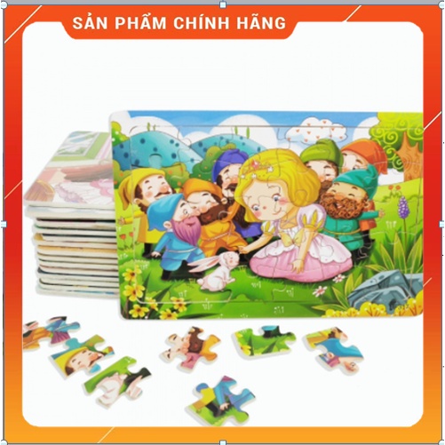 Đồ chơi lắp ráp tranh ghép gỗ 30 miếng - tranh ghép hình nhiều chủ đề giúp bé tăng khả năng tập trung ghi nhớ