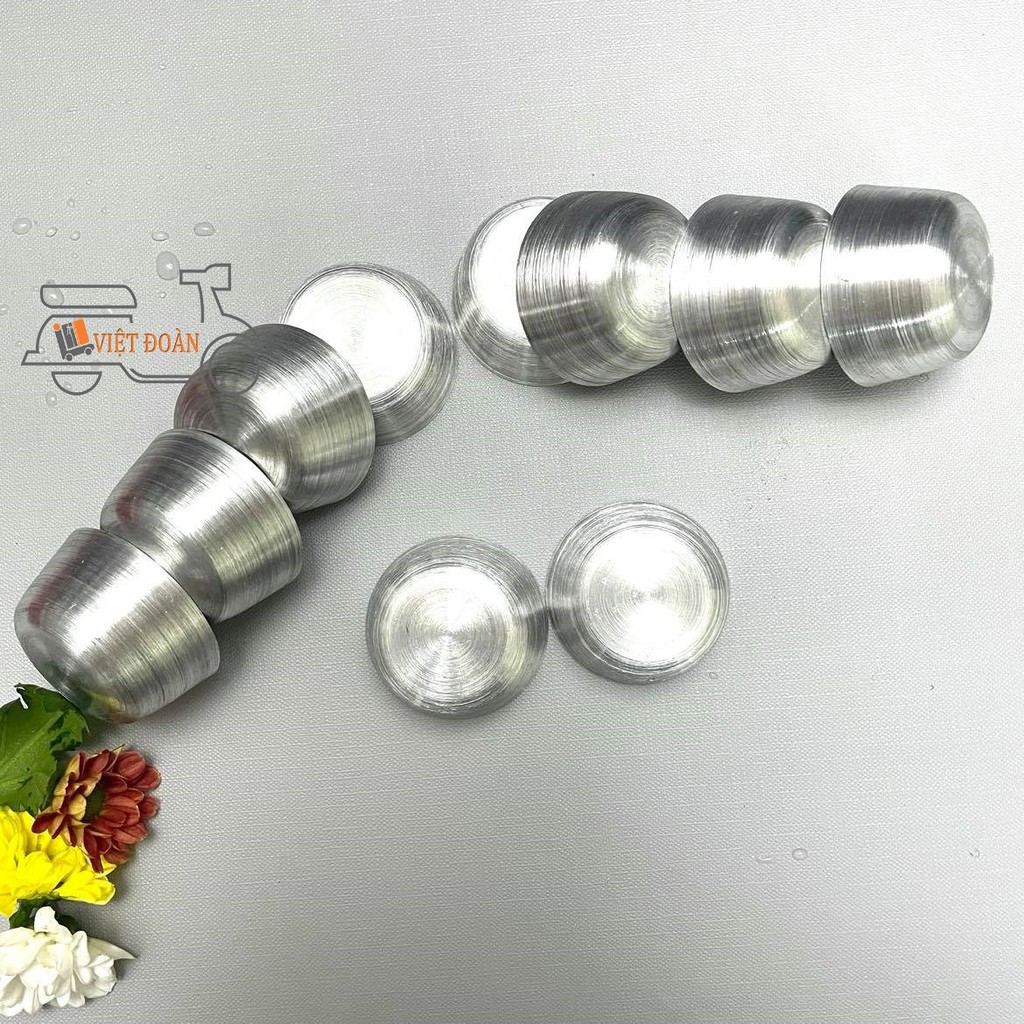 Khuôn NHÔM LÀM BÁNH BÒ BÔNG,  bánh bò , da lợn  4.2 x 2,5cm- Combo 5, 10 khuôn - Dụng cụ nhà bếp, làm bánh