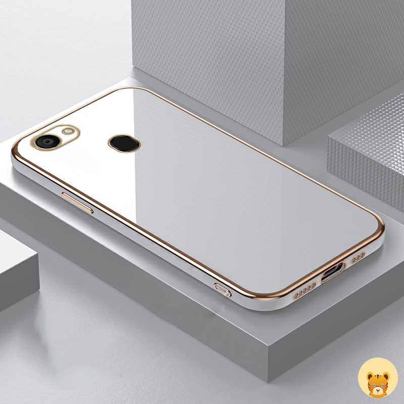 Ốp Điện Thoại Mạ Điện 5 Màu Sang Trọng Đơn Giản Dành Cho Oppo F5 F1S A59