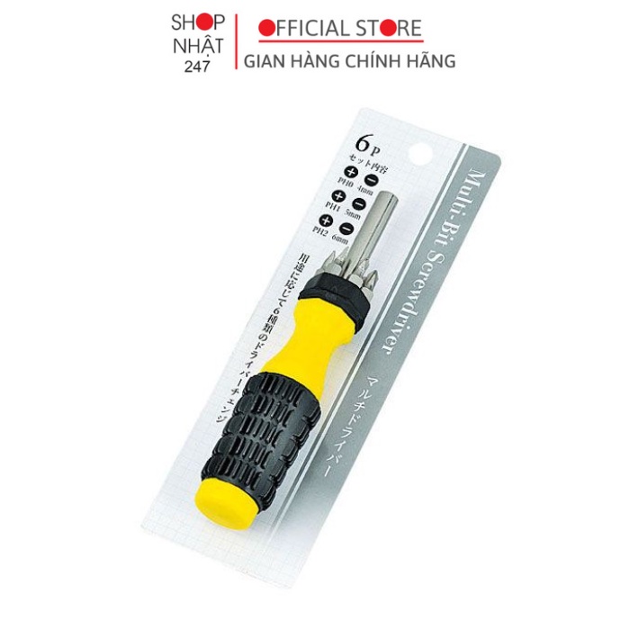 Bộ tô vít 6 đầu Sanada - Hàng nội địa Nhật Bản