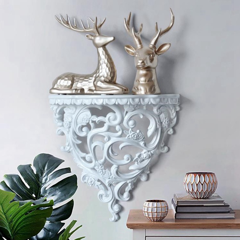Kệ Đựng Hoa Treo Tường Trang Trí Phòng Khách / Quán Cà Phê Phong Cách Baroque