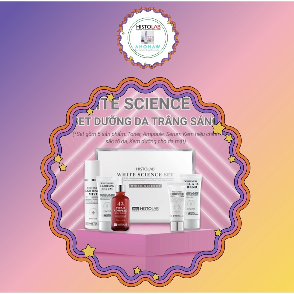SET DƯỠNG DA TRẮNG SỨ - HISTOLAB WHITE SCIENCE SET