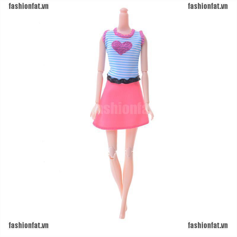 [Iron] 5Sets New Beautiful Handmade Fashion Clothes Dress For Doll Girls Toys Gift [VN]