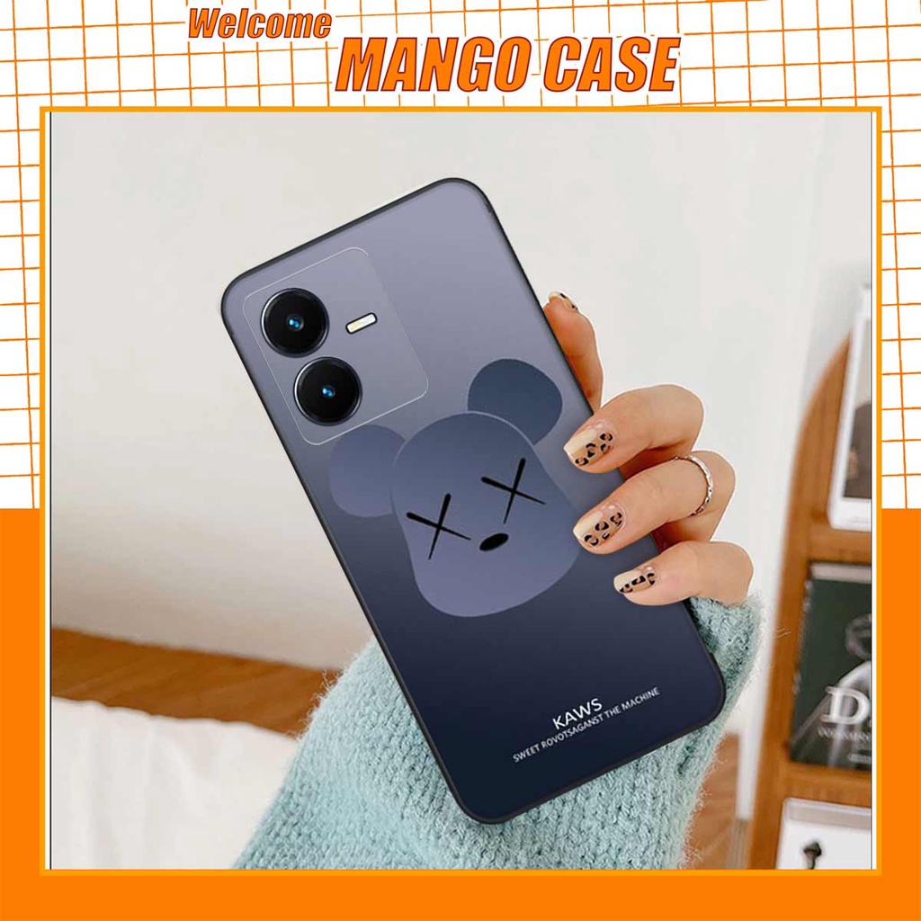 Ốp lưng điện thoại Vivo Y22s drew, kaws, bape cao cấp, vỏ ốp rẻ đẹp