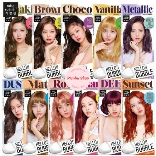 Thuốc nhuộm tóc dạng bọt Hello Bubble Foam Mise en Scene Hàn Quốc | BigBuy360 - bigbuy360.vn