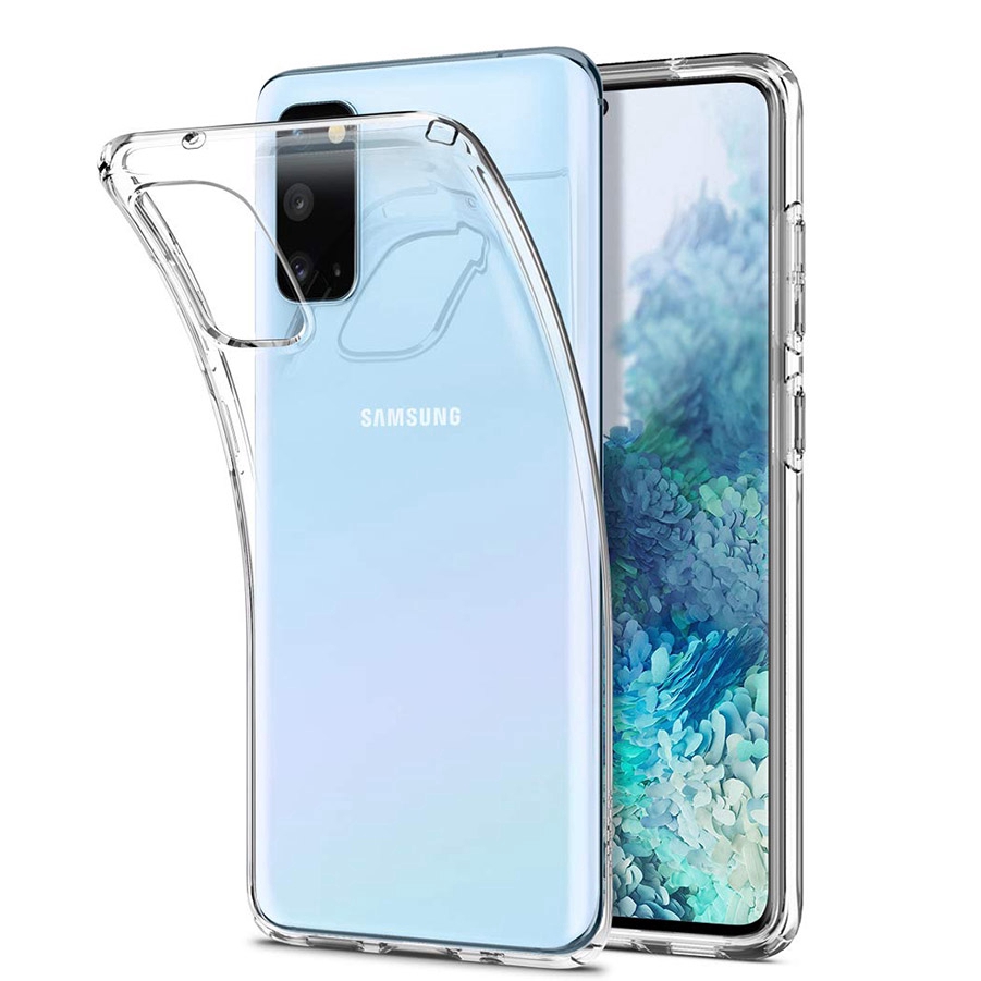 Ốp điện thoại TPU silicon trong suốt cho Samsung Galaxy S20/ S20Plus/S20Ultra