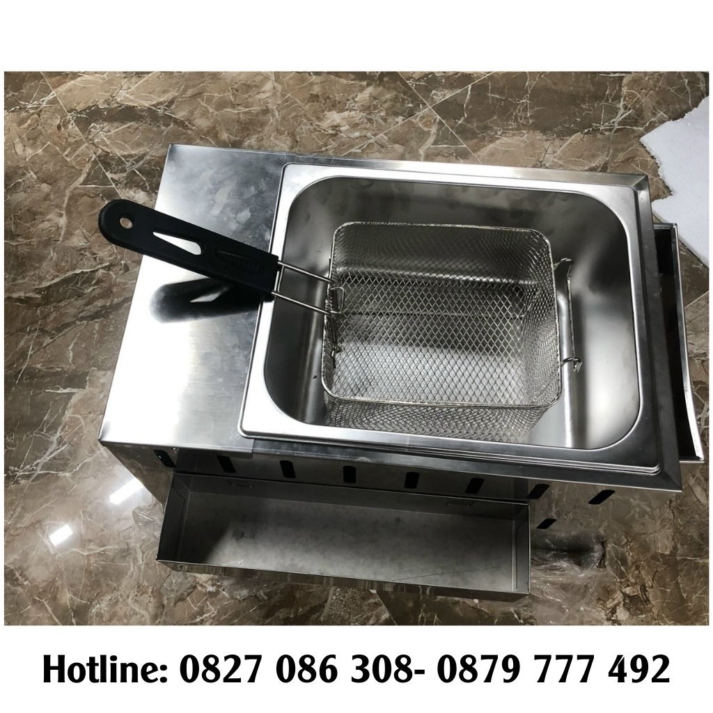 Bếp chiên nhúng đơn ga, Bếp chiên công nghiệp, BẢO HÀNH chính hãng 12 tháng