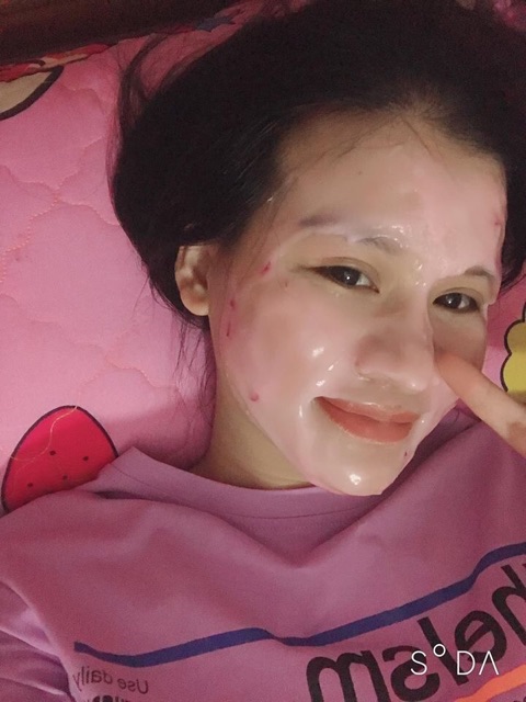 Mặt nạ hoa hồng colagen