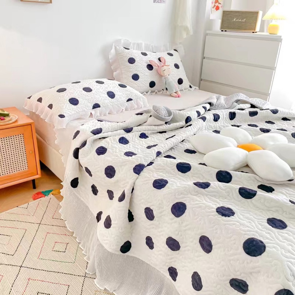 BỘ CHĂN GA GỐI NỈ NHUNG TUYẾT SỮA BABY VIỀN PHỦ CAO CẤP