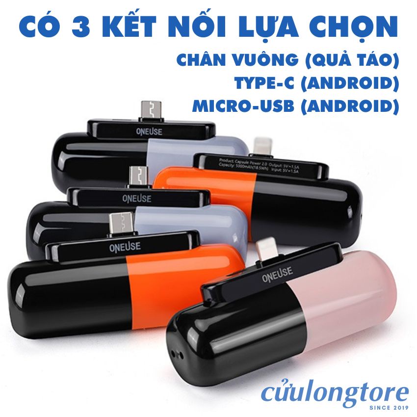 Sạc Dự Phòng Mini Siêu Nhỏ di động cầm tay dễ thương cute bin sạc điện thoại IP Android du lịch bỏ túi thông minh