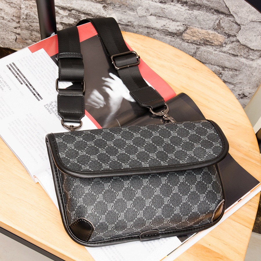 Túi chéo kết hợp Clutch cầm tay da nam độc đáo BAM096