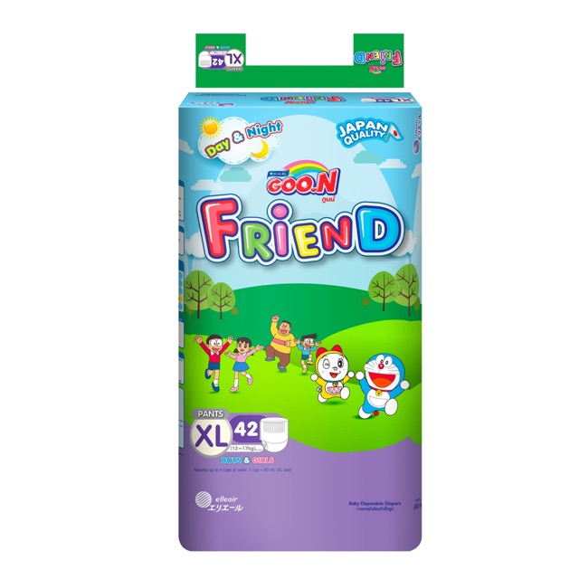 100 bỉm quần Goon Friend size XL 10-17kg (Hàng khuyến mại)