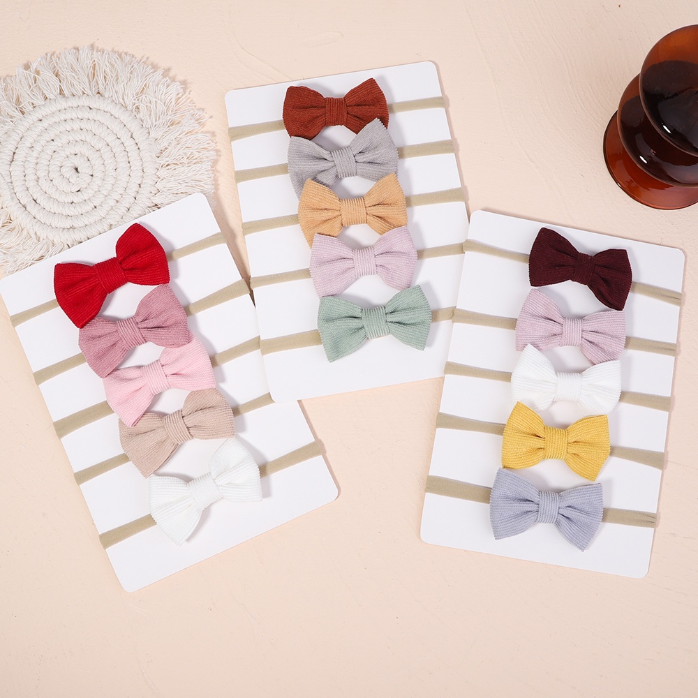 Set 5 băng đô KIDSBOWS nơ xinh xắn thời trang dành cho bé gái