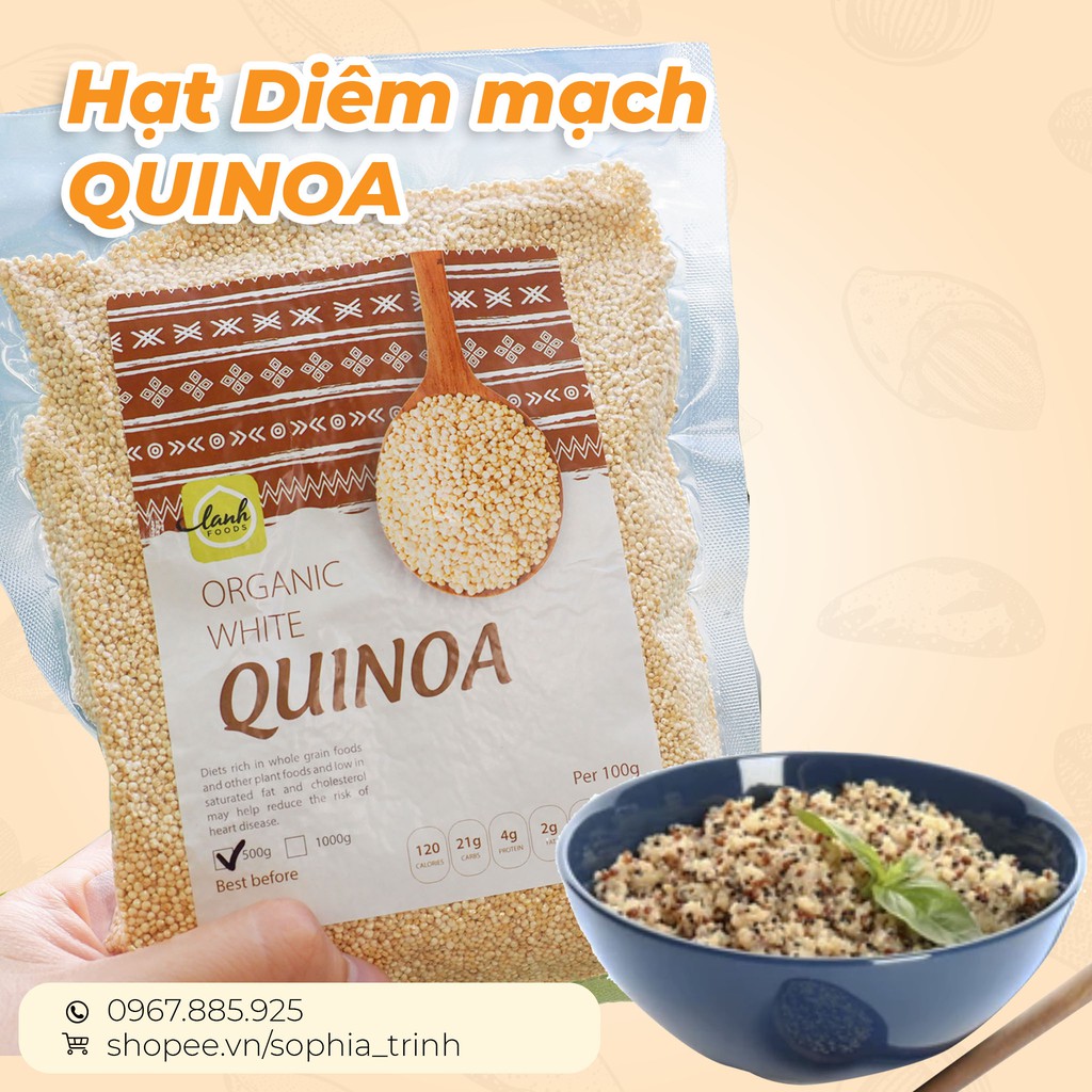 Hạt Quinoa (Diêm Mạch) 500g Royal Farm - Lanhfoods