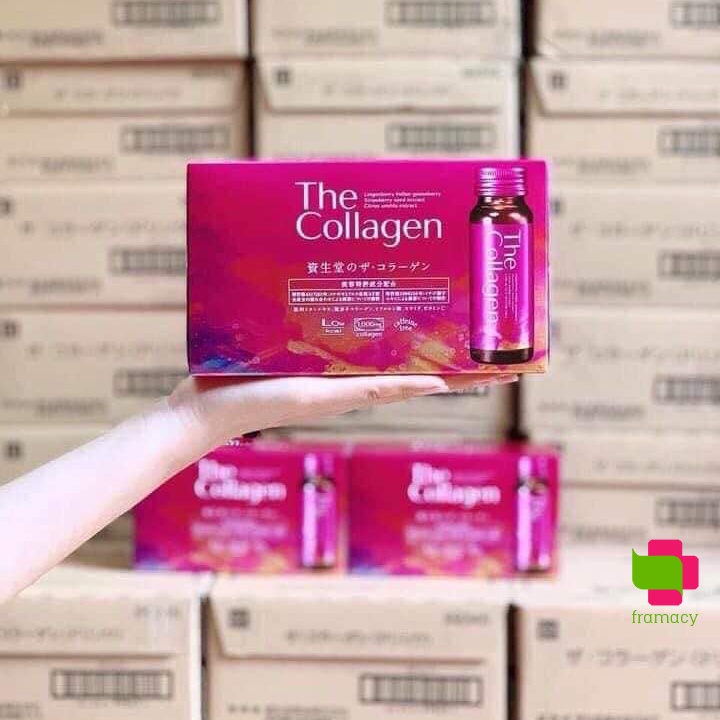 Collagen nước Shiseido The Collagen/Pure White, Nhật Bản (50ml) giúp làm đẹp, trắng da cho người từ 18 tuổi