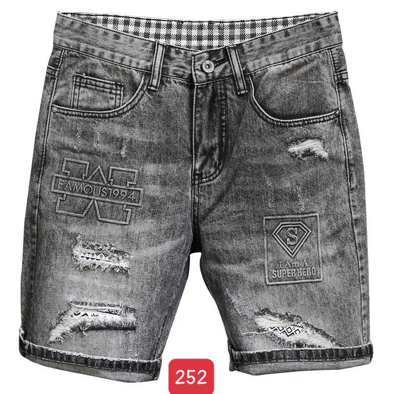 Quần Short Nam Chất Jean Co Giãn, Quần Đùi Nam thời trang cao cấp MuradFashion NT129