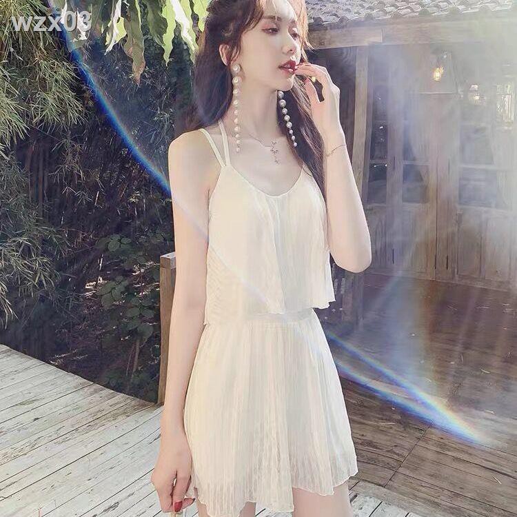 Áo tắm nữ 2021 mới nóng xuân đông che bụng mỏng cánh quạt cổ tích đính ren thời trang bùng nổ | BigBuy360 - bigbuy360.vn
