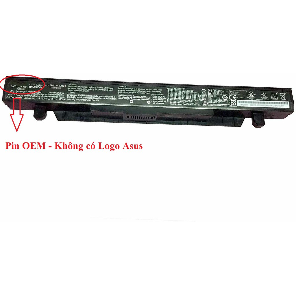 Pin Laptop ASUS GL552 - Asus ROG FX-PLUS GL552J GL552V GL552VW-DH71 ZX50VW A41N1424