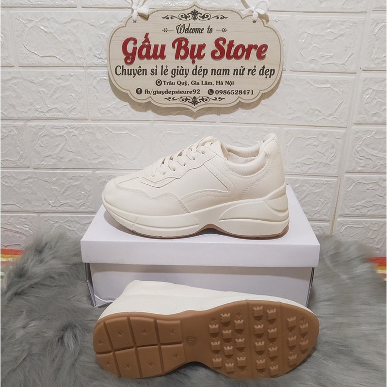 Giày Thể Thao Sneaker Nữ GC Trơn Chất Đẹp
