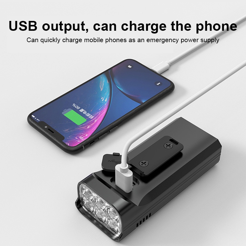 Đèn chiếu sáng X-TIGER gắn phía trước xe đạp USB có thể sạc lại 1500 Lumen