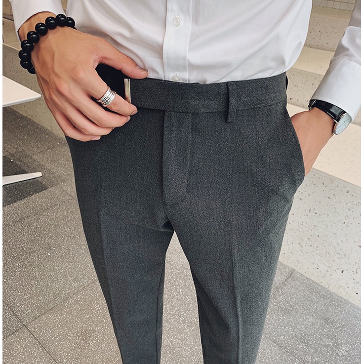 Quần Âu Nam Cap Cao Ống Côn ,dáng slimfit Hàn Quốc, quần tây nam cao cấp vải mềm mịn dày dặn DT_Limited