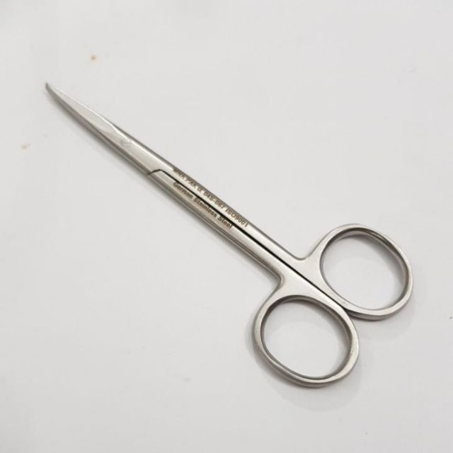Kéo y tế 12cm thẳng 2 đầu nhọn
