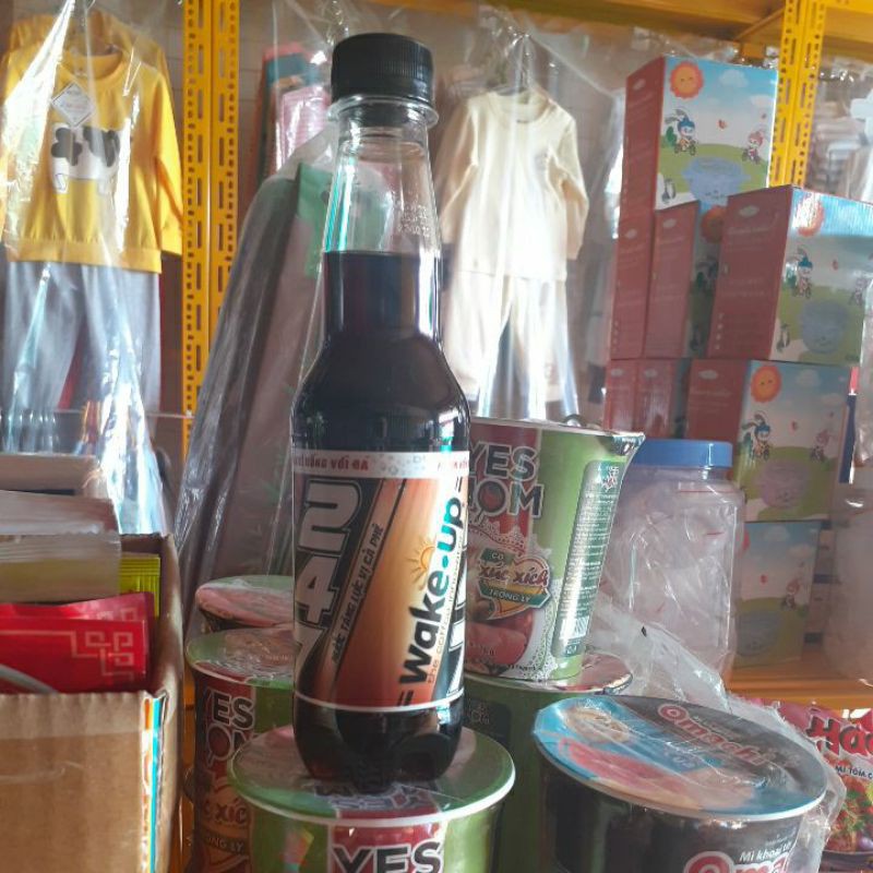 Nước tăng lực vị cà phê wake up 247 chai 330ml