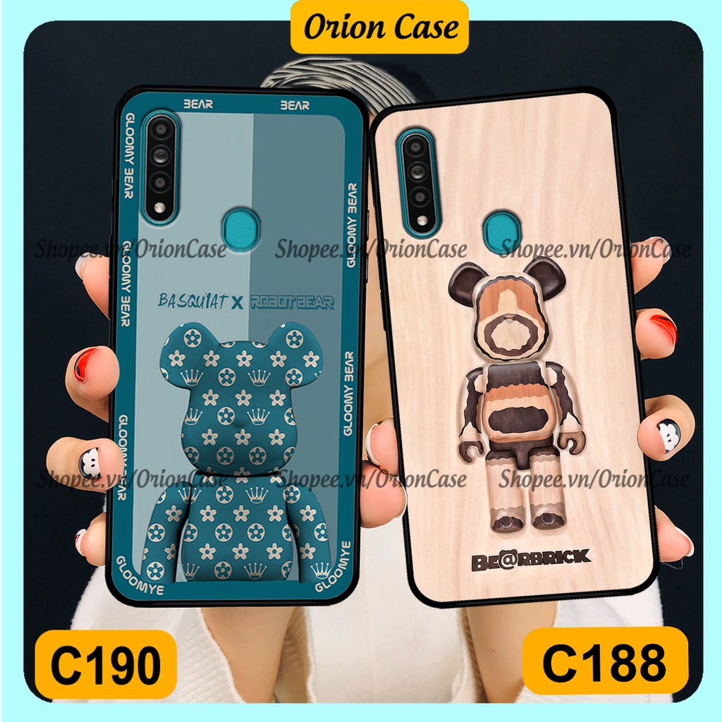 Ốp lưng Oppo A31 in hình bearbrick 3D thời trang, cá tính. ốp chống sốc, bền đẹp