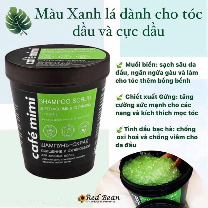 Tẩy da chết da đầu Cafe MiMi