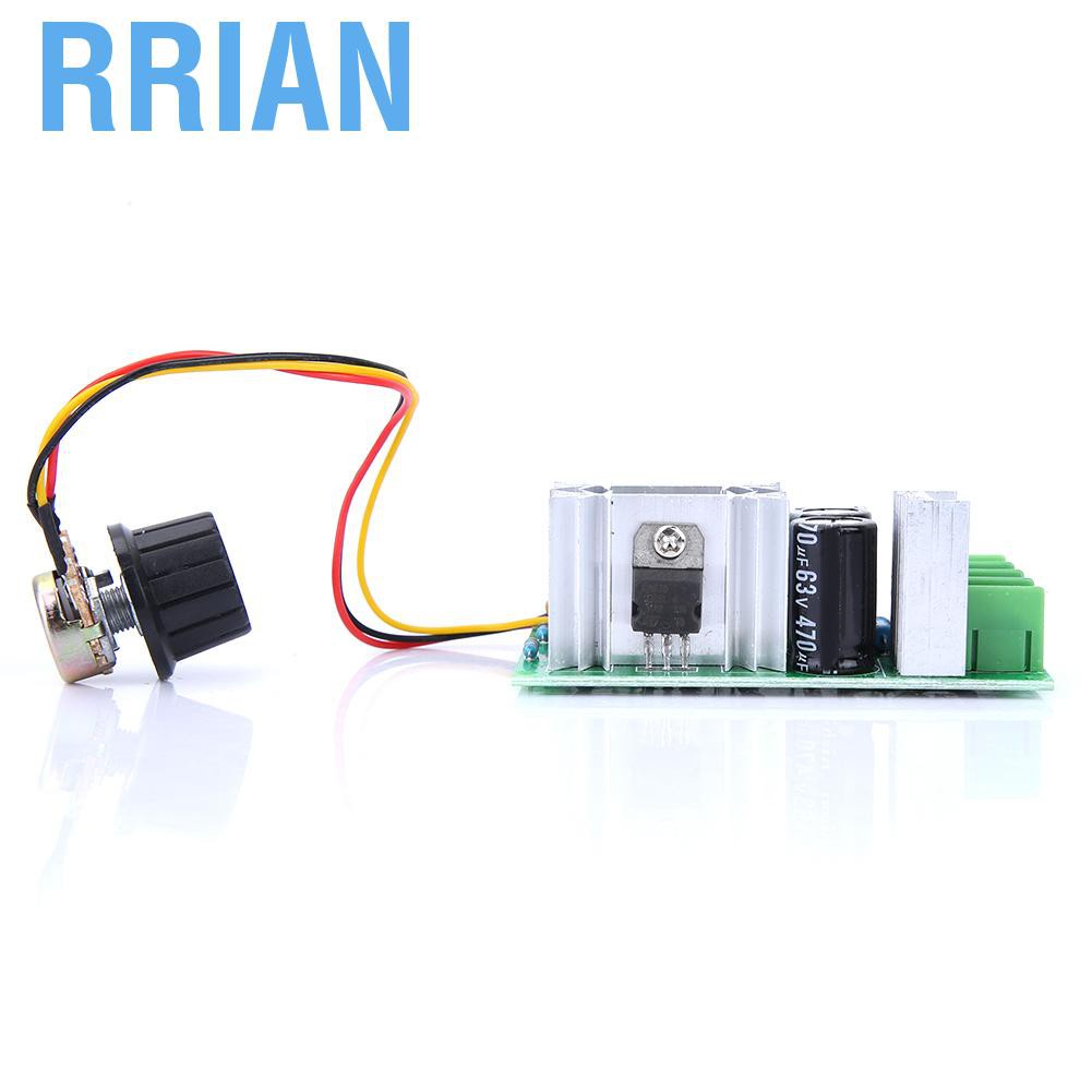 Rrian DC 9-60V 20A Electric Motor Speed Controller Board PWM Regulator