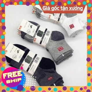Giảm giá 5 đôi tất uni cao cổ nam