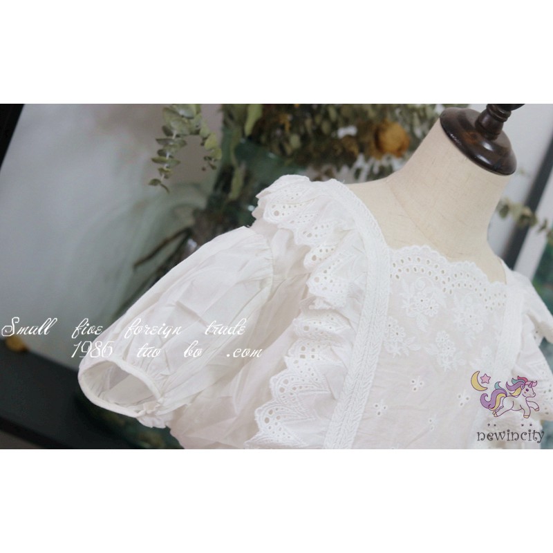 Set Áo Thun Tay Ngắn &amp; Chân Váy Jean Cho Bé Gái